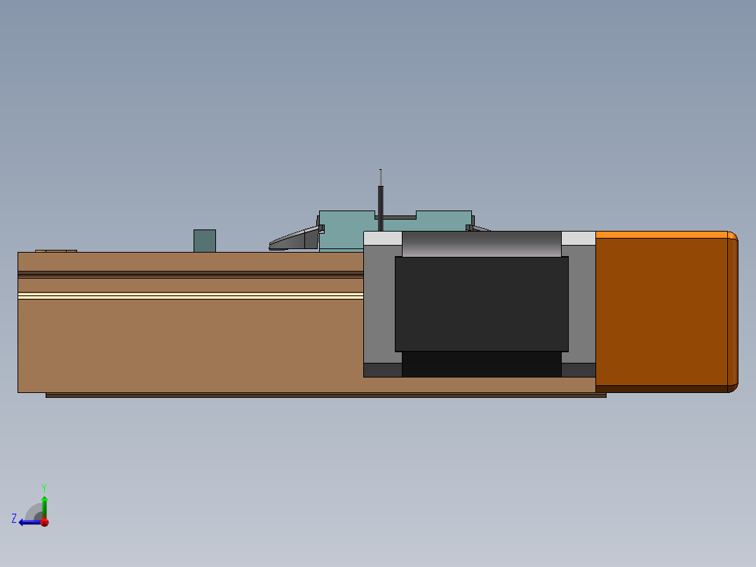 MCH丝杆全封闭MCH5M-BR-42右视图
