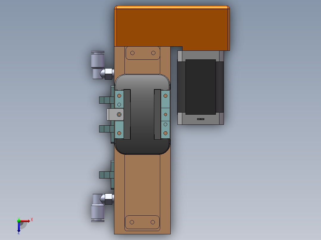 MCH丝杆全封闭MCH5M-BR-42俯视图