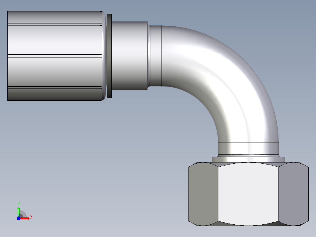 1C73系列-24°重型90°头前视图