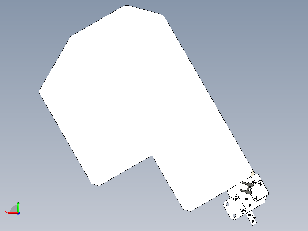 盖帽上料振动盘后视图