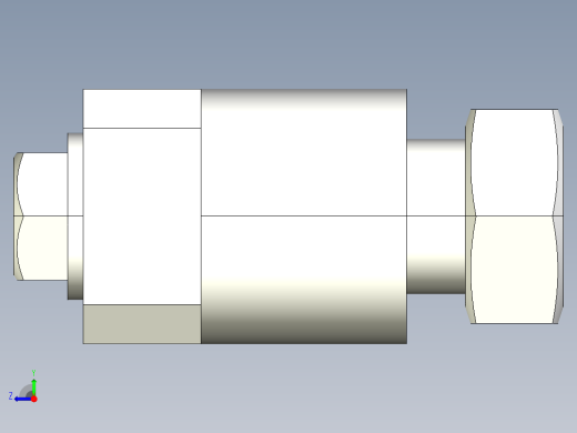 下壓夾具2331(A)-3D多系列多零件图纸模型右视缩略图