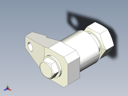下壓夾具2331(A)-3D多系列多零件图纸模型正等轴测缩略图
