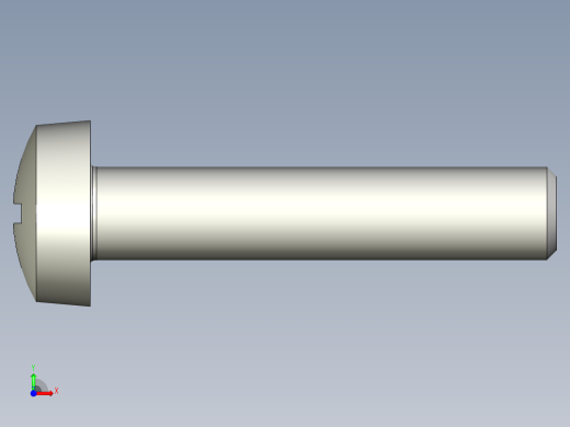 Cross_recessed_head-M3-15-15-2.5-6-3.5.stp螺钉-前视缩略图
