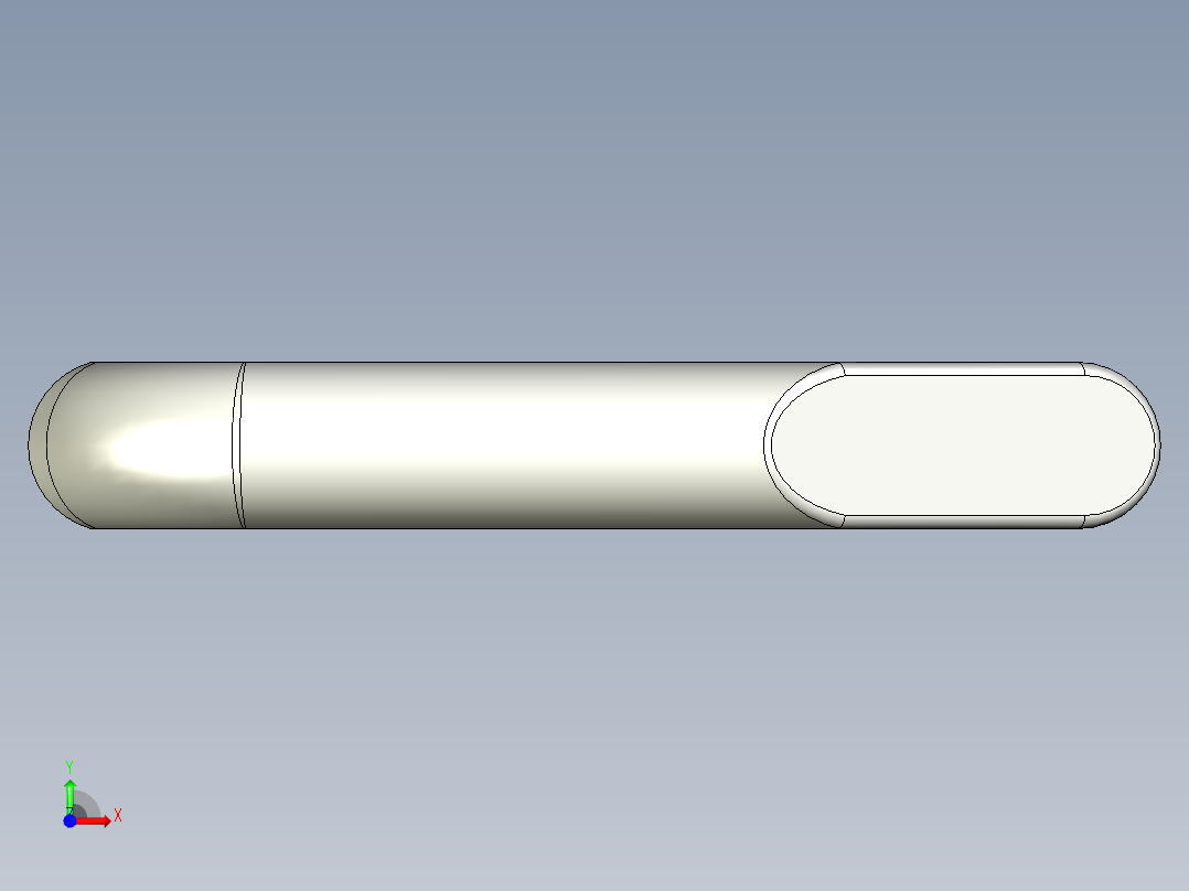 取手(塑膠)BD-3D多系列多零件图纸模型前视图