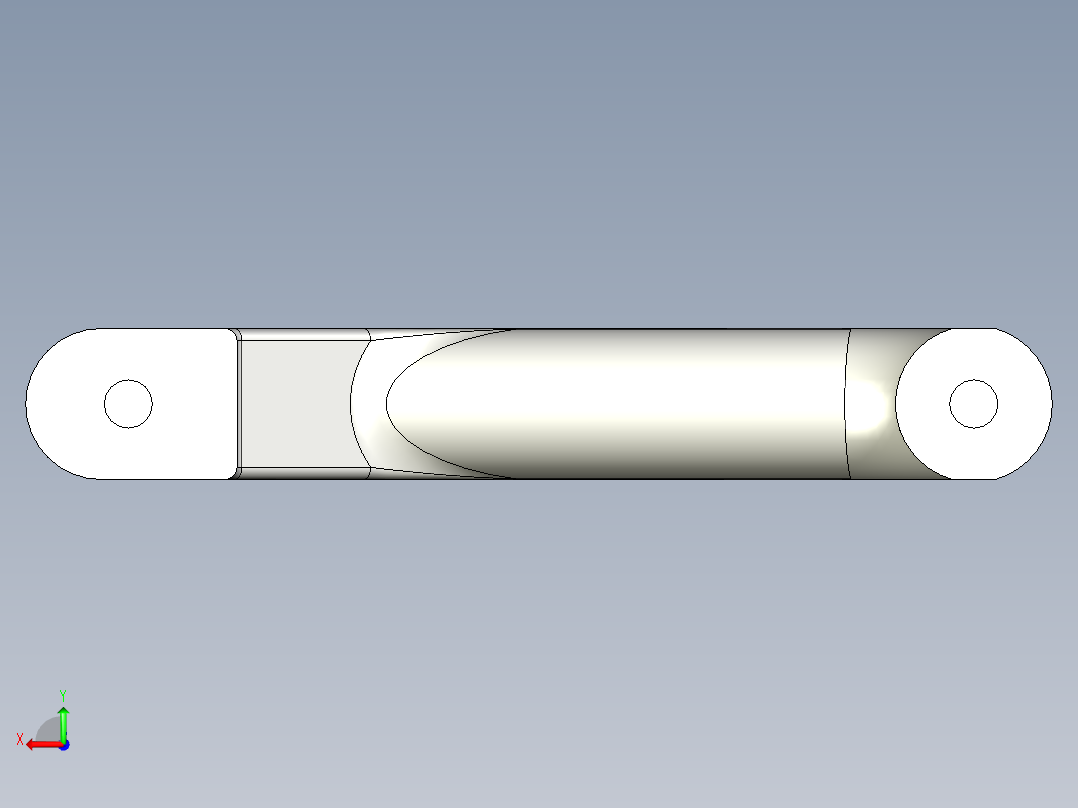 取手(塑膠)BD-3D多系列多零件图纸模型后视图