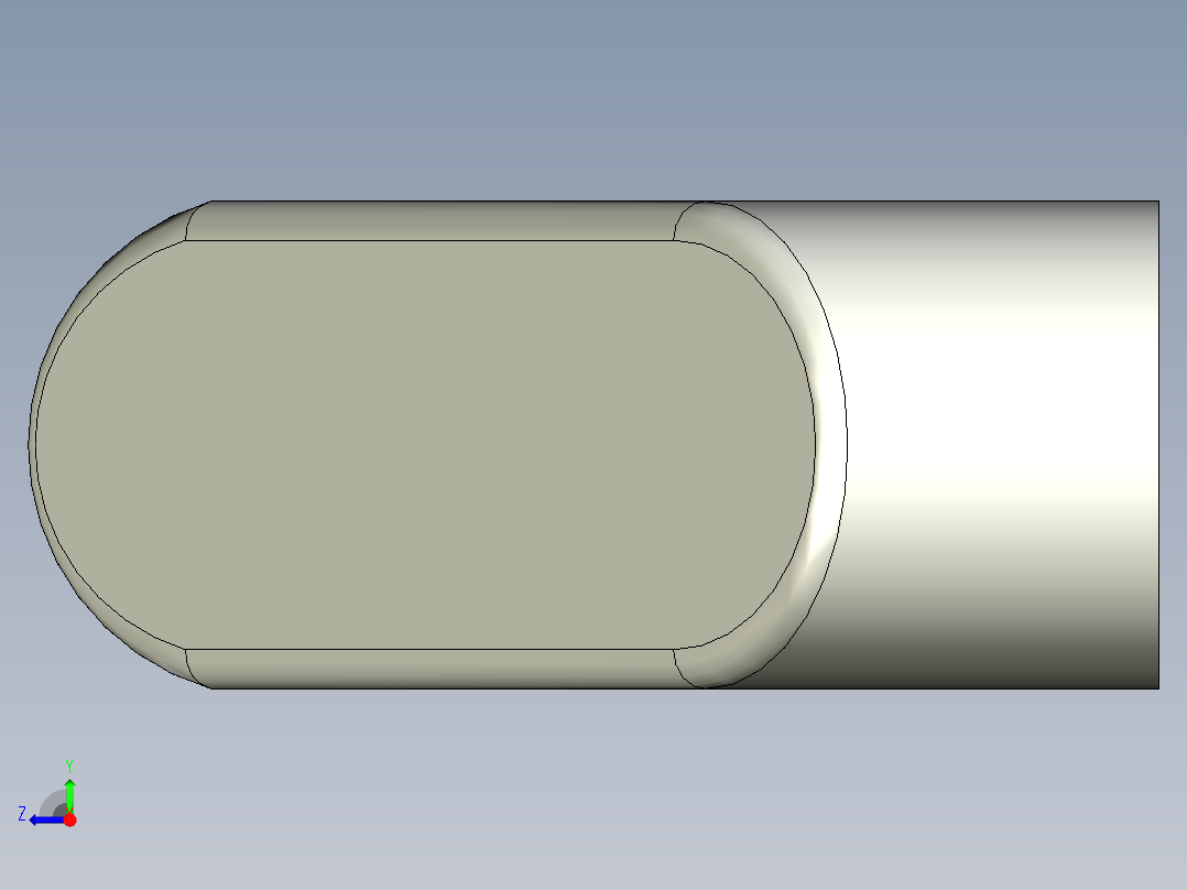 取手(塑膠)BD-3D多系列多零件图纸模型右视图