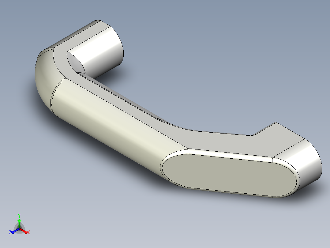 取手(塑膠)BD-3D多系列多零件图纸模型正等轴测图
