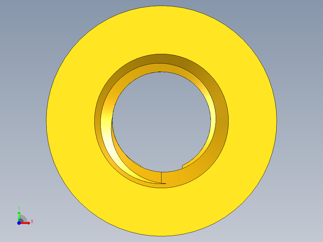 膨胀插入M3，齐平和法兰头类型前视图