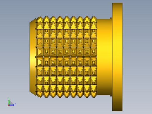 膨胀插入M3，齐平和法兰头类型左视缩略图