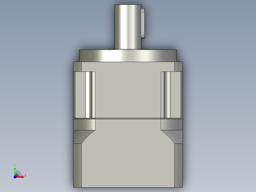 斜齿PGH90-L1 14-73-98.43-M6.STEP前视图