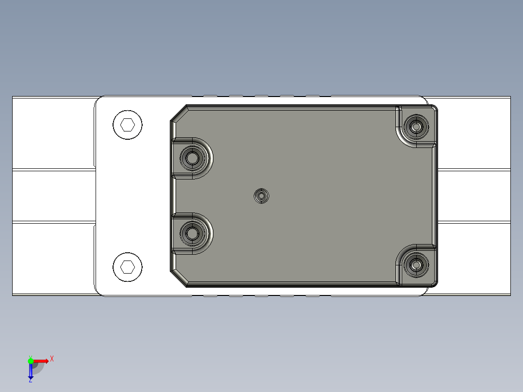 威洛博模组LEF40-S30-Q俯视图