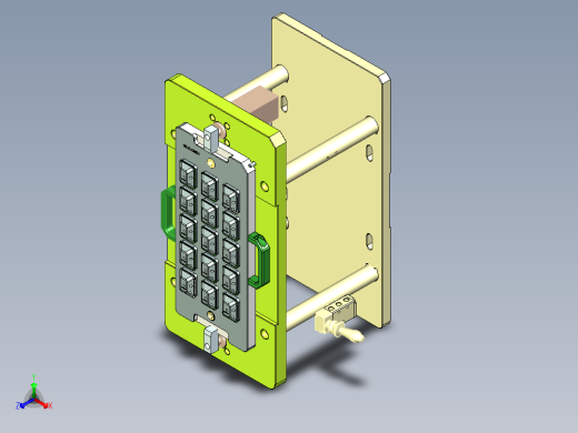 G2-C-CNC1笔记本CNC工装夹具三维模型