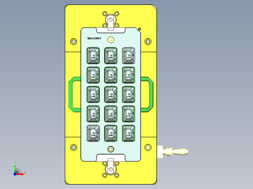 G2-C-CNC1笔记本CNC工装夹具三维模型前视缩略图