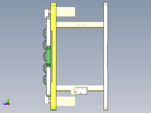 G2-C-CNC1笔记本CNC工装夹具三维模型右视缩略图