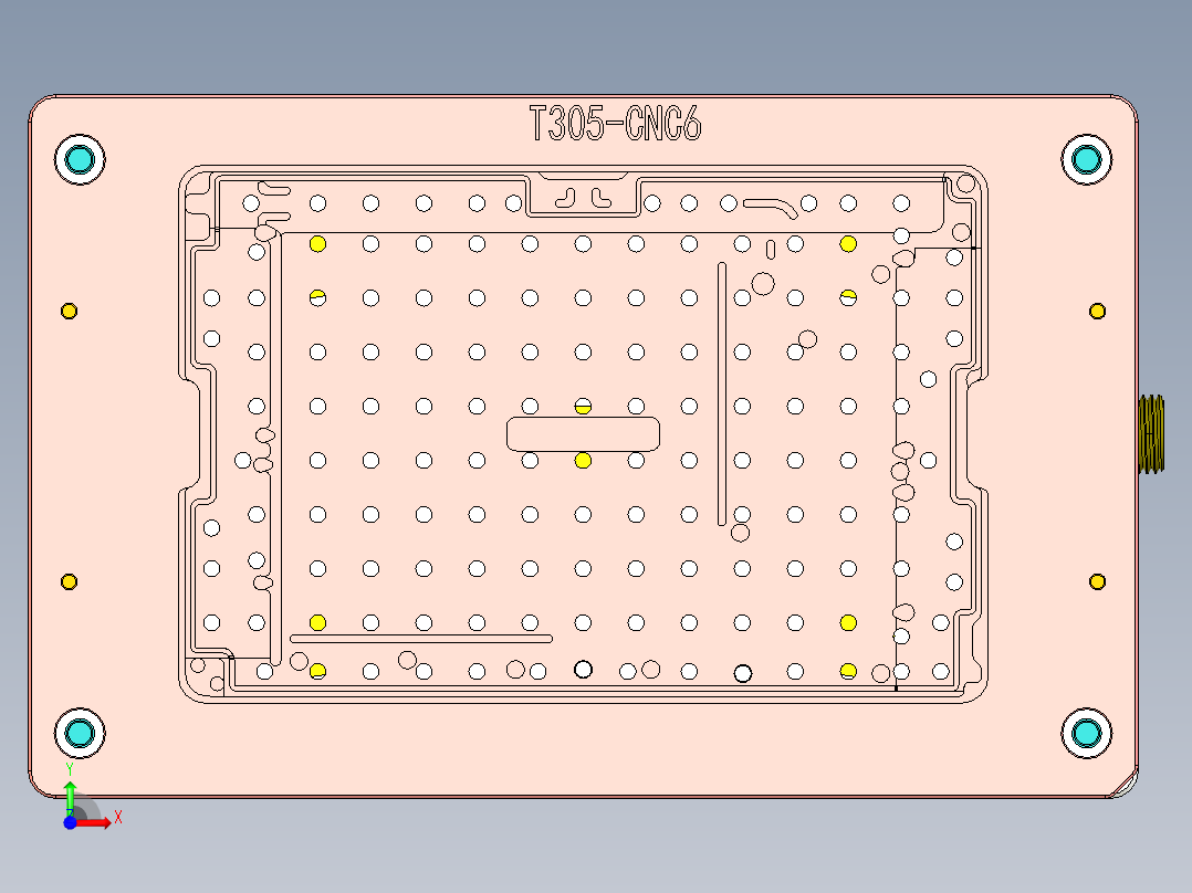 T305-CNC6笔记本CNC工装夹具三维模型-0524前视图