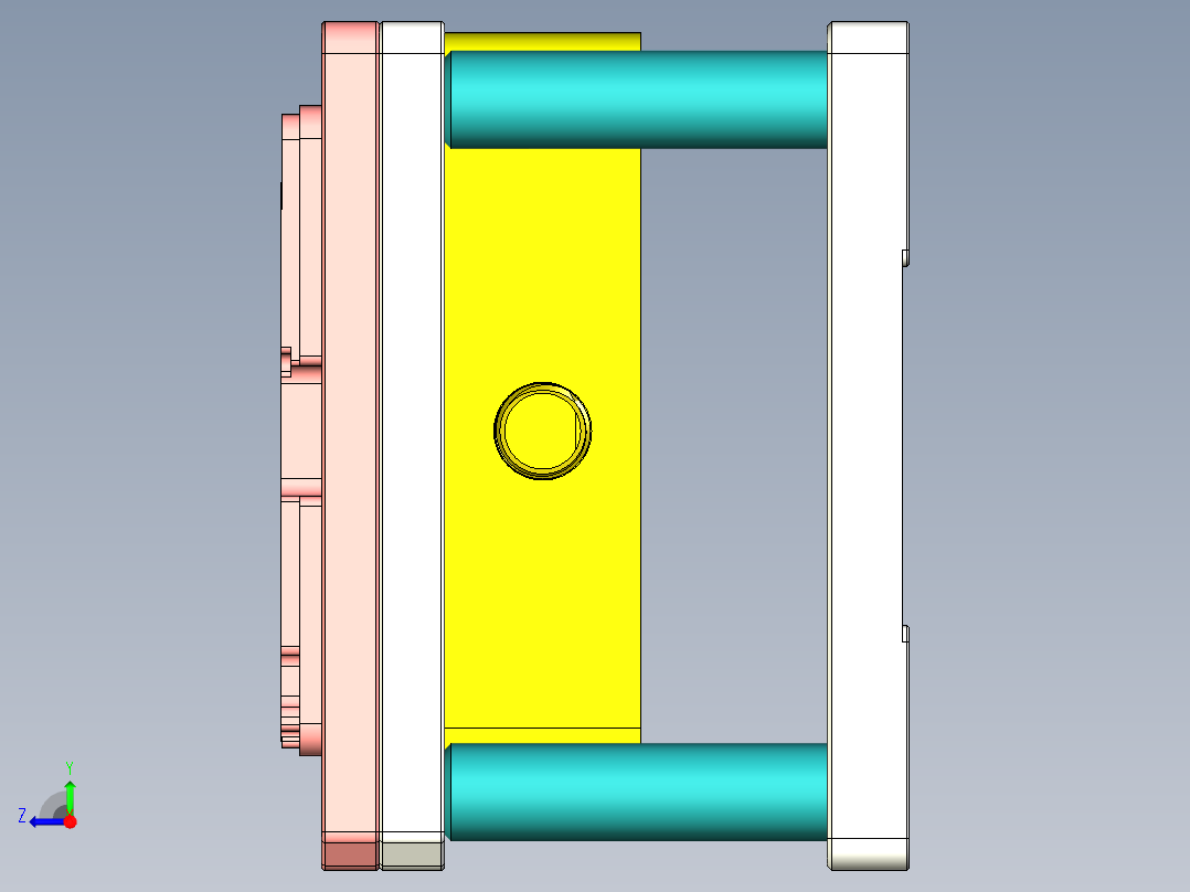 T305-CNC6笔记本CNC工装夹具三维模型-0524右视图
