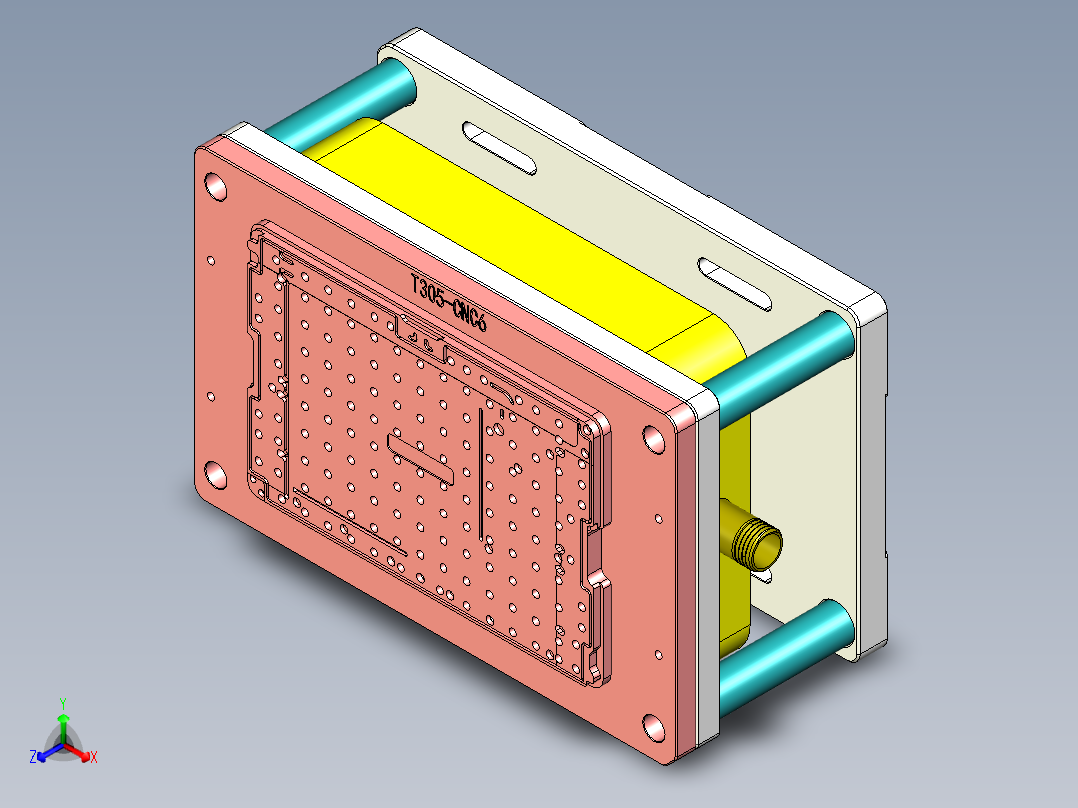 T305-CNC6笔记本CNC工装夹具三维模型-0524正等轴测图