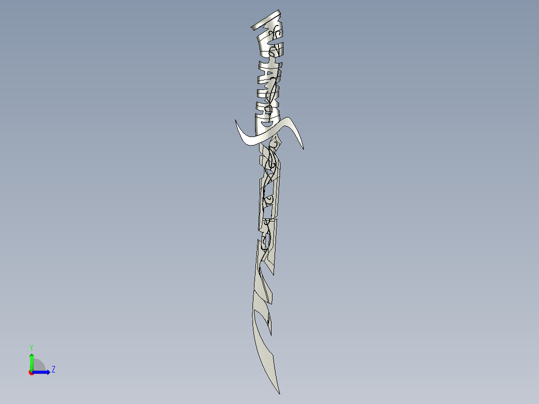 剑、宝剑(172)左视图