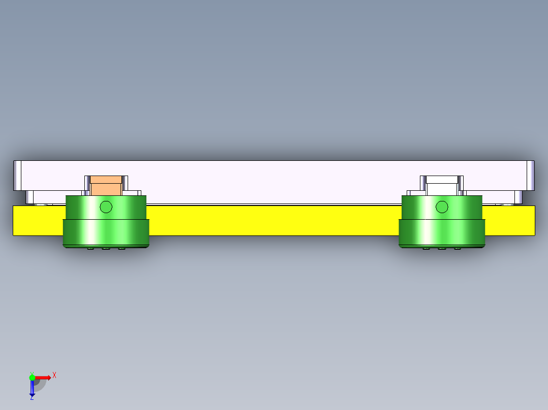 ZAZ00-A笔记本CNC工装夹具三维模型-1107俯视图