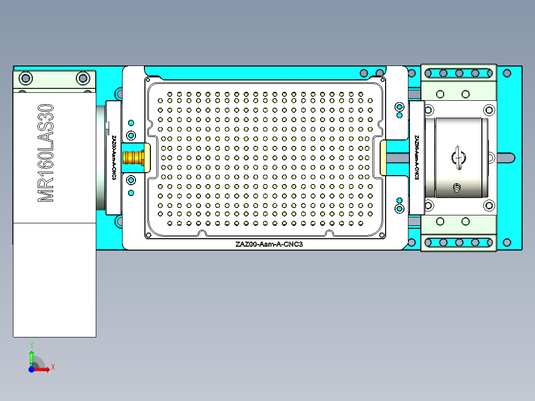 ZAZ00-Aam-A-笔记本CNC工装夹具三维模型CNC3-0209前视图