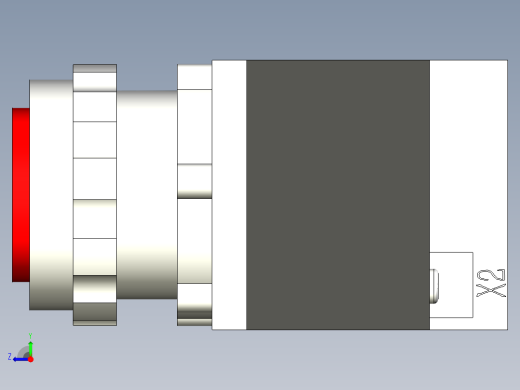 德力西电气LD11-25 红 圆平形右视缩略图