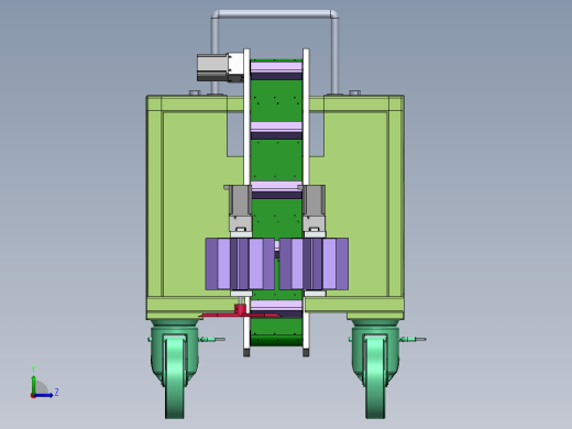 莴笋收割机3D左视缩略图