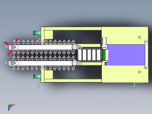 莴笋收割机3D俯视缩略图