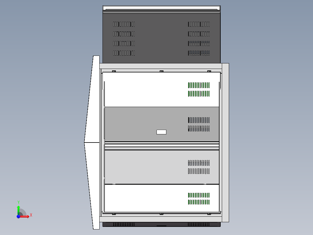 电控柜、框架箱变前视图