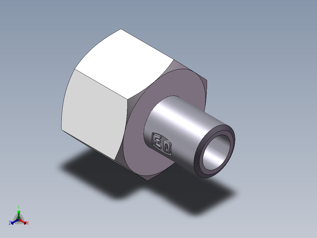 90度焊接接头、2WD-12X2.0.zip正等轴测图