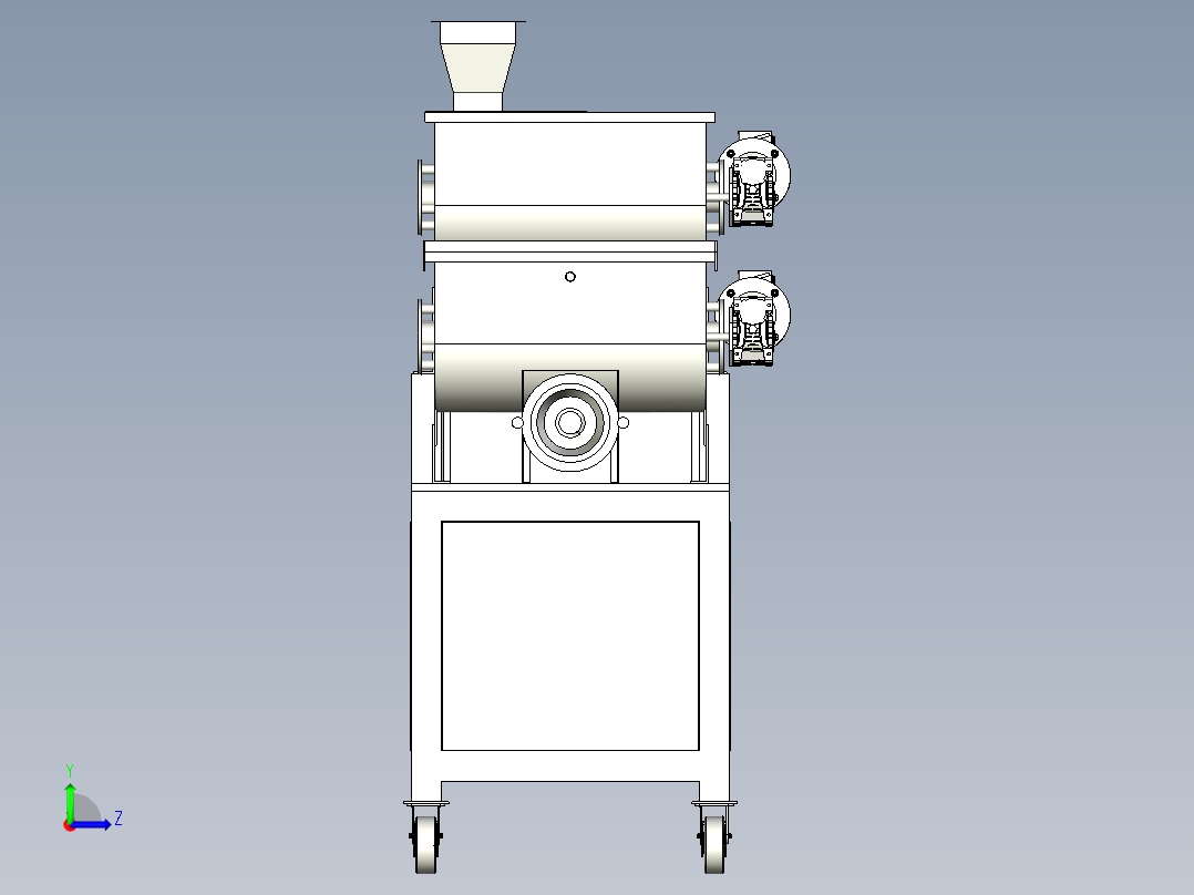 面条机设计图档左视图