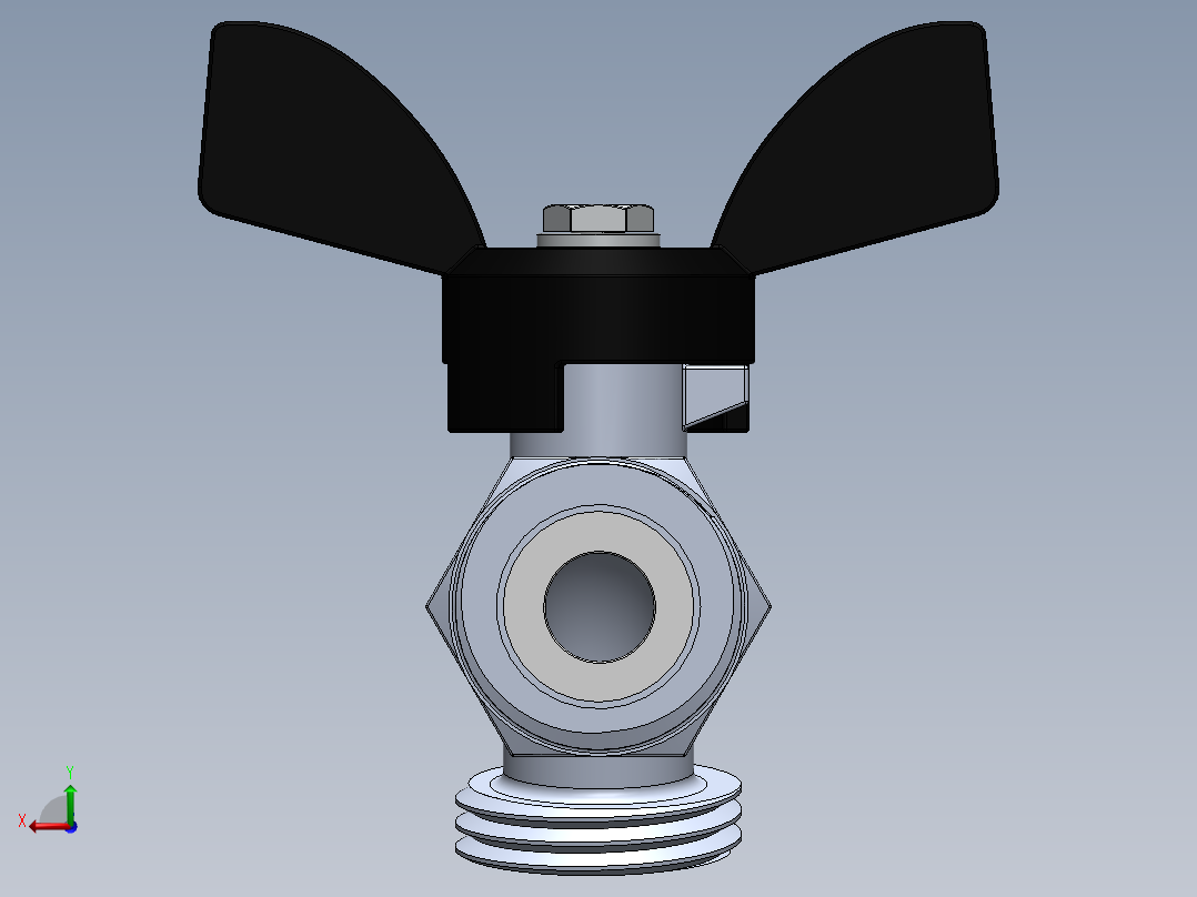 水龙头 花洒(8)后视图