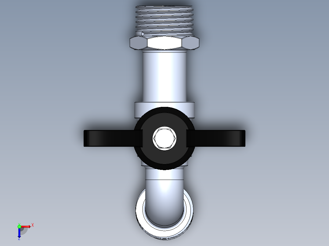 水龙头 花洒(8)俯视图