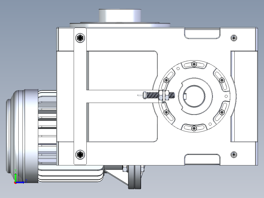 RU140DF意米精密分割器左视图
