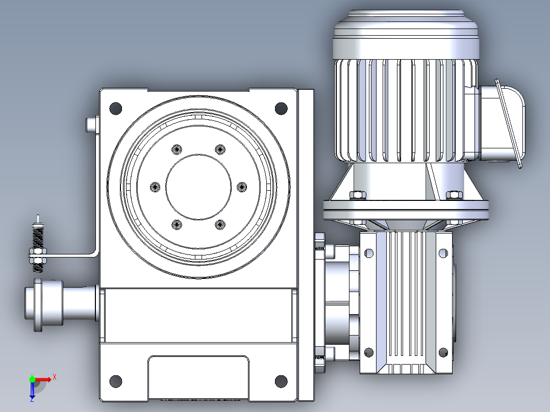 RU140DF意米精密分割器俯视图