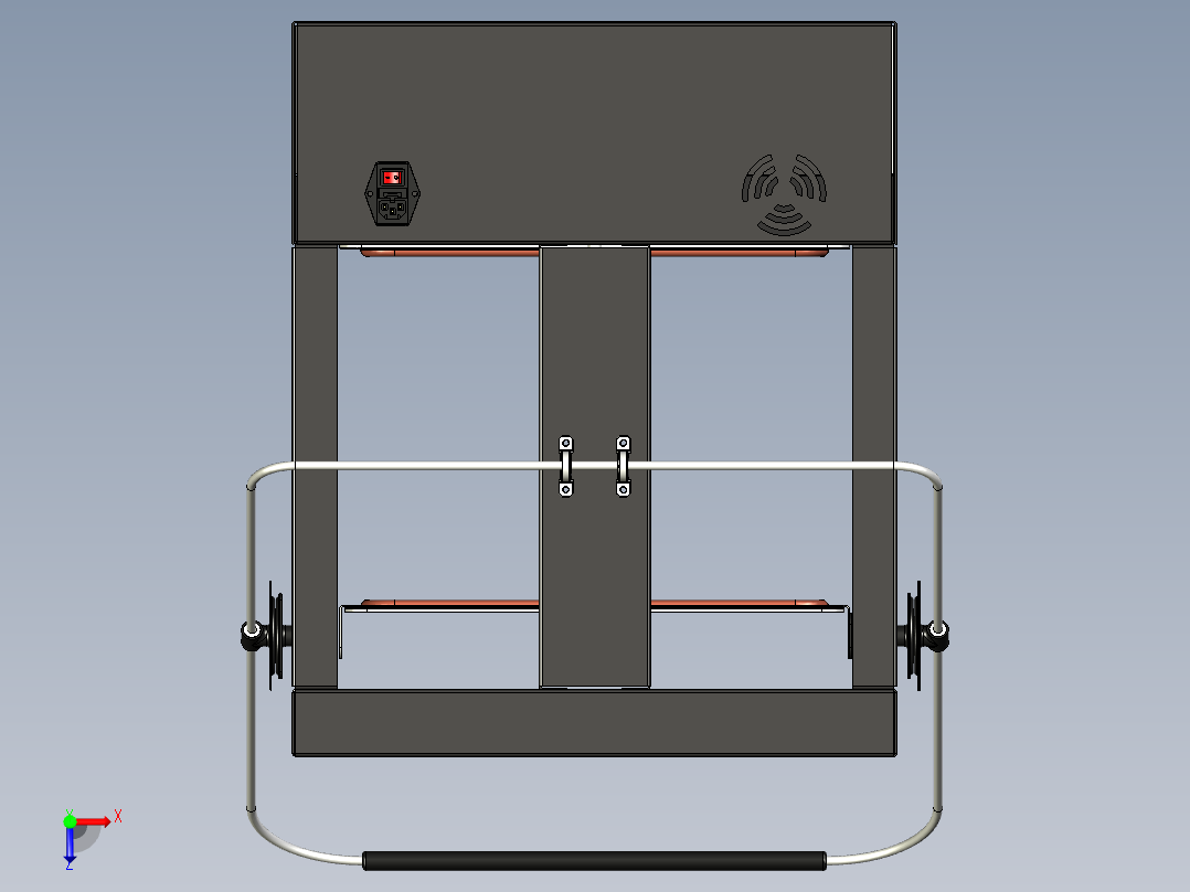 A3003554-真空成型机俯视图