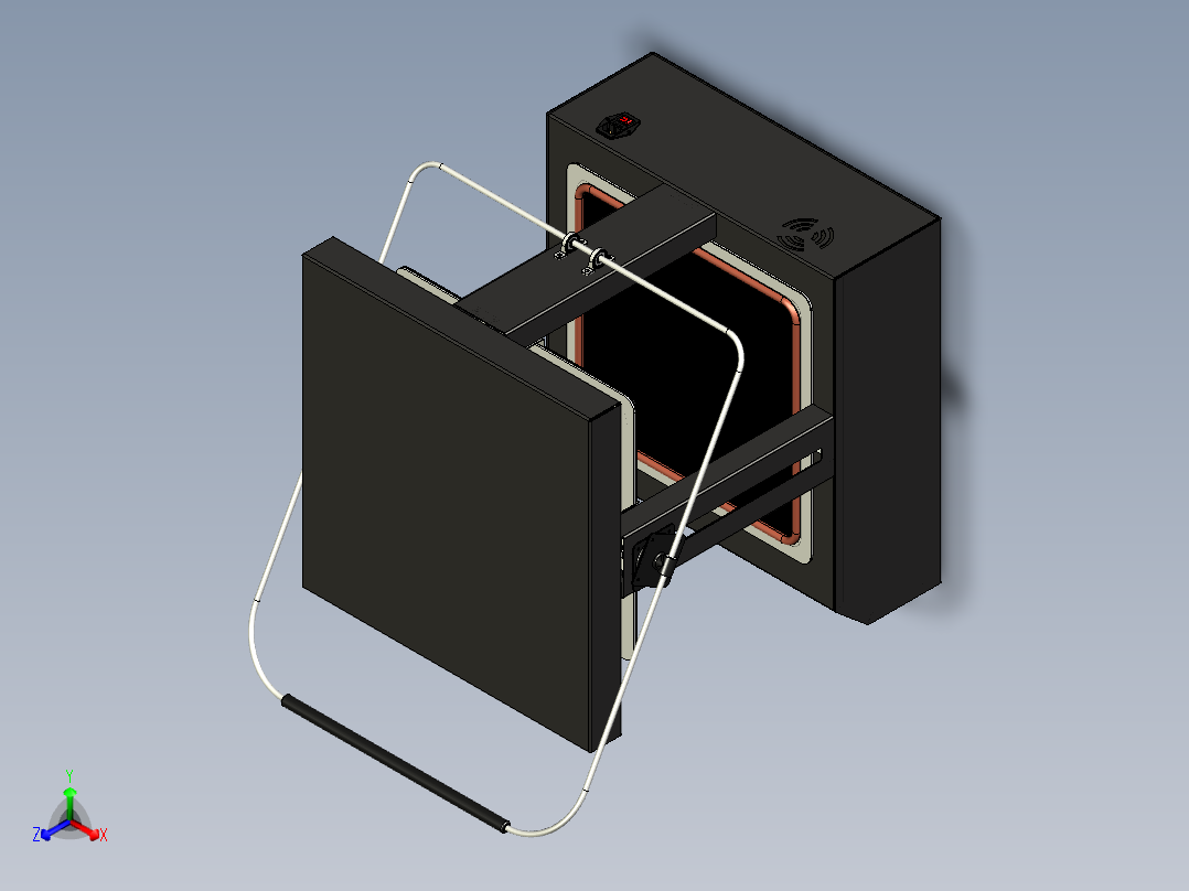 A3003554-真空成型机正等轴测图