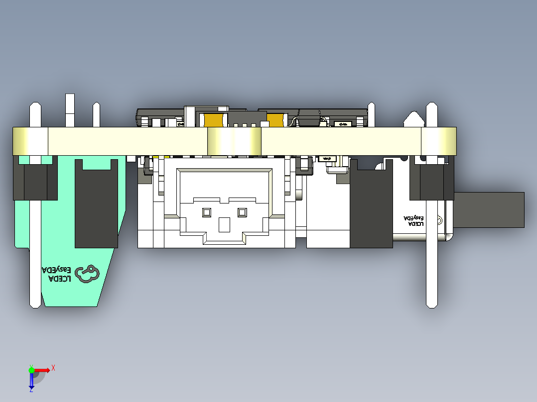 COB LED 驱动板俯视图