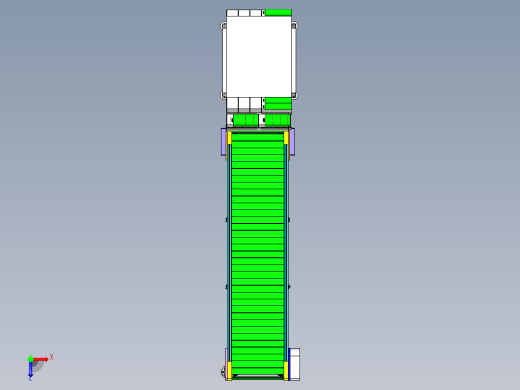 分料输送线体设计俯视缩略图