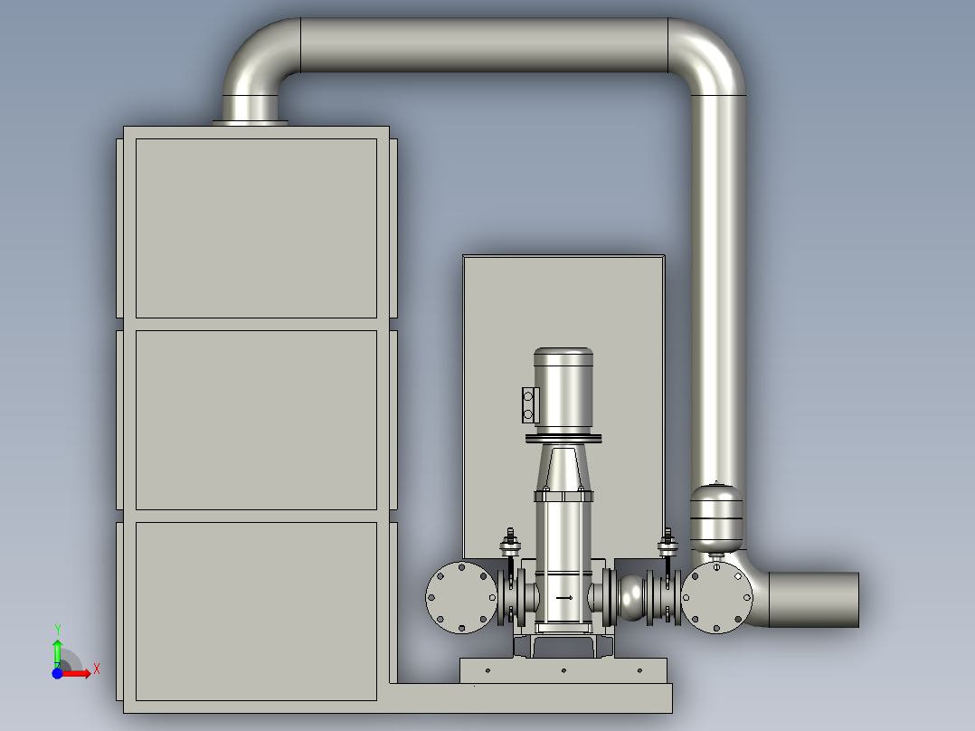 节能环保型二次供水设备前视图