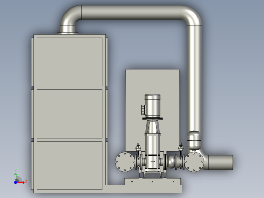 节能环保型二次供水设备前视缩略图