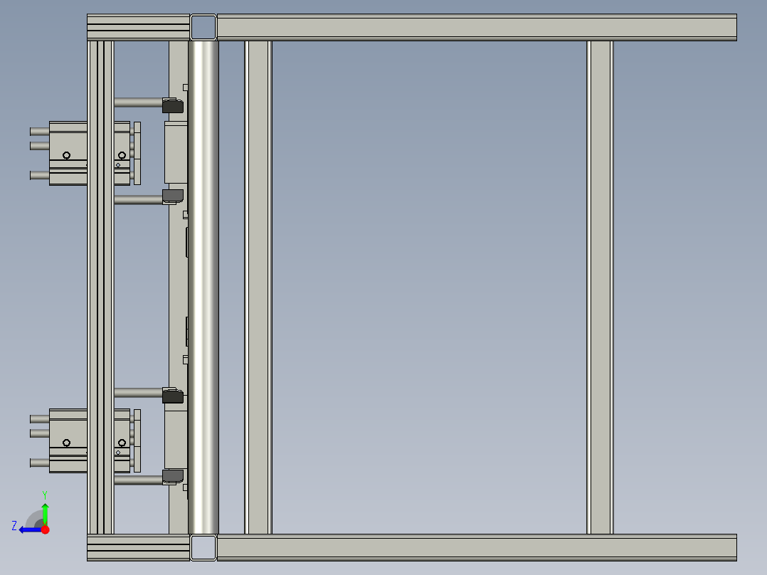 理料定位皮带线右视图
