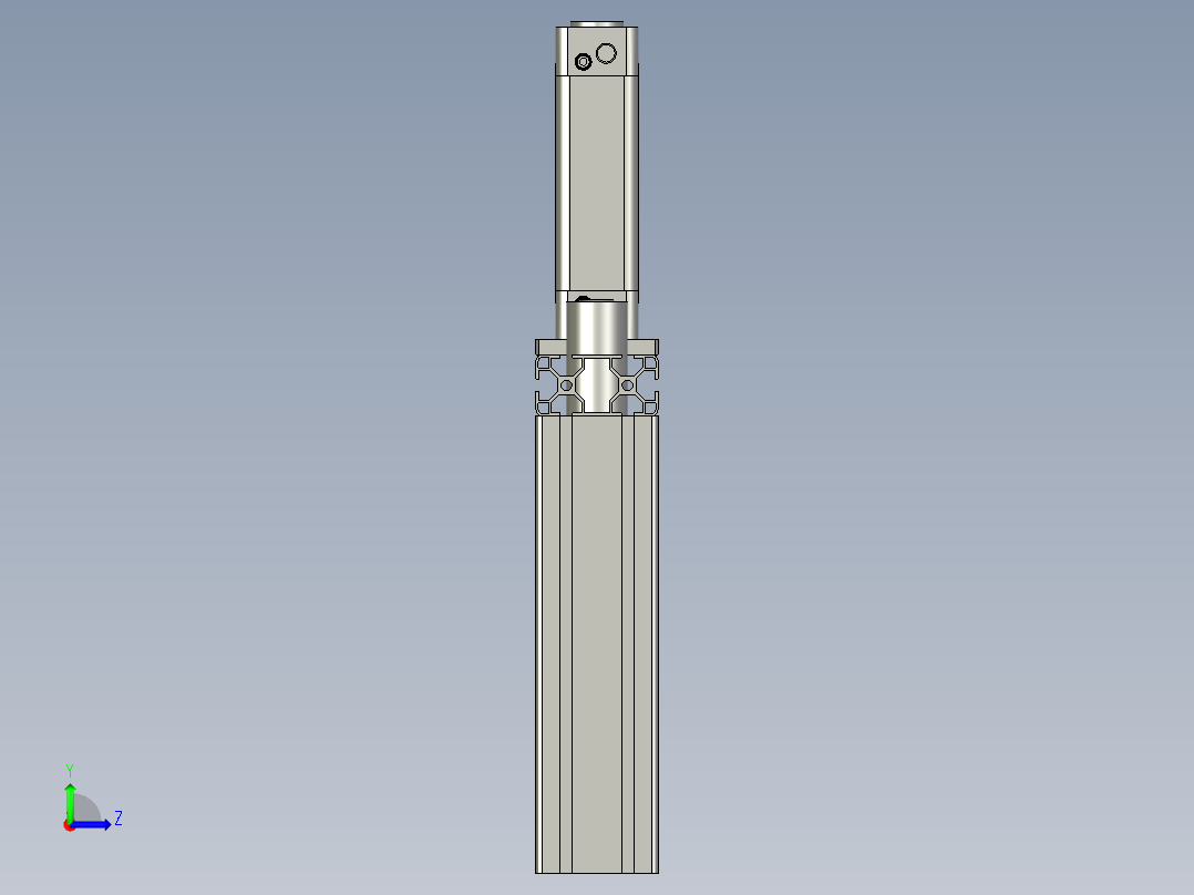 膜双面胶滚压单元组件左视图