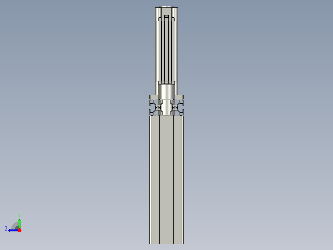 膜双面胶滚压单元组件右视图
