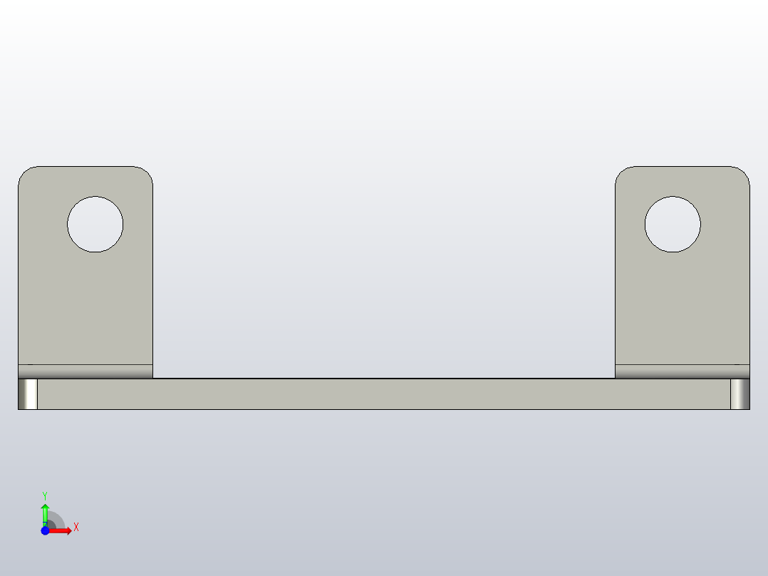 真空发生器支架PSU-BR（KOGANEI）前视图