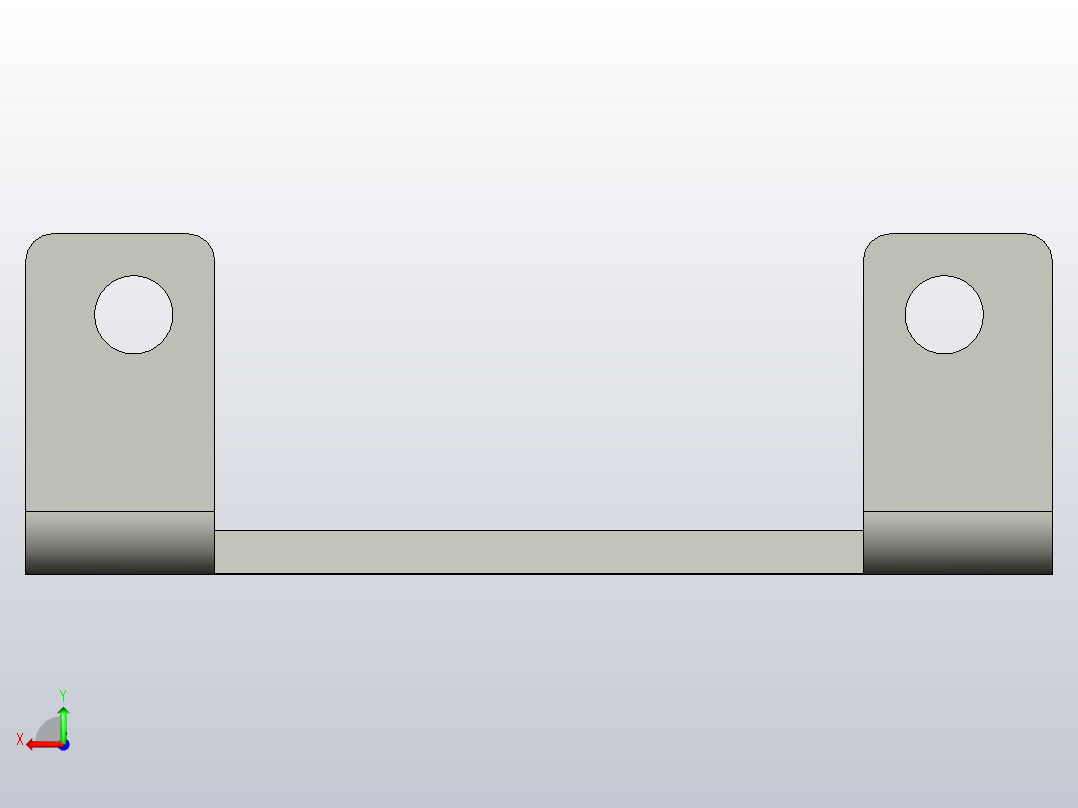 真空发生器支架PSU-BR（KOGANEI）后视图
