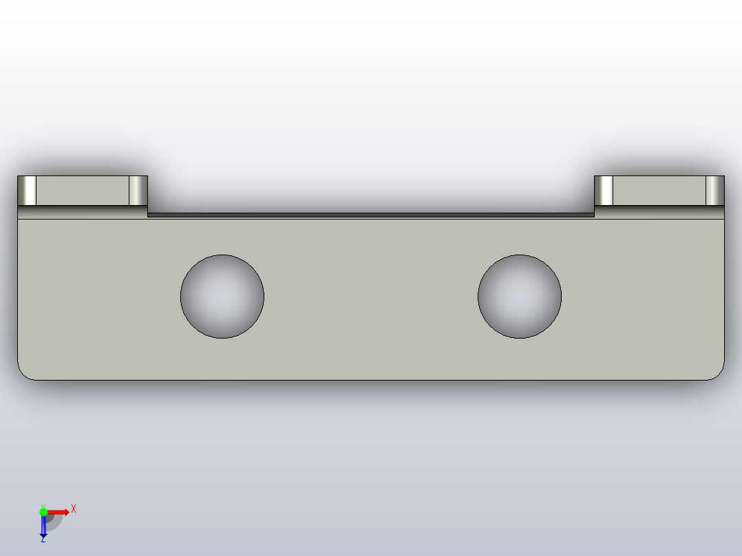 真空发生器支架PSU-BR（KOGANEI）俯视图