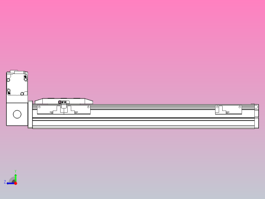 机器人皮带驱动直线轴TPA-GCB-50-P42-L300-LU-M10-N3右视缩略图