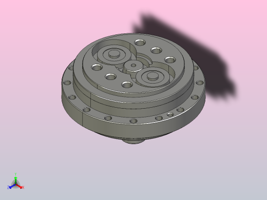 RV减速器常规产品外形图ZD-190BX-   -RVE-B-B-24X34L115-3001