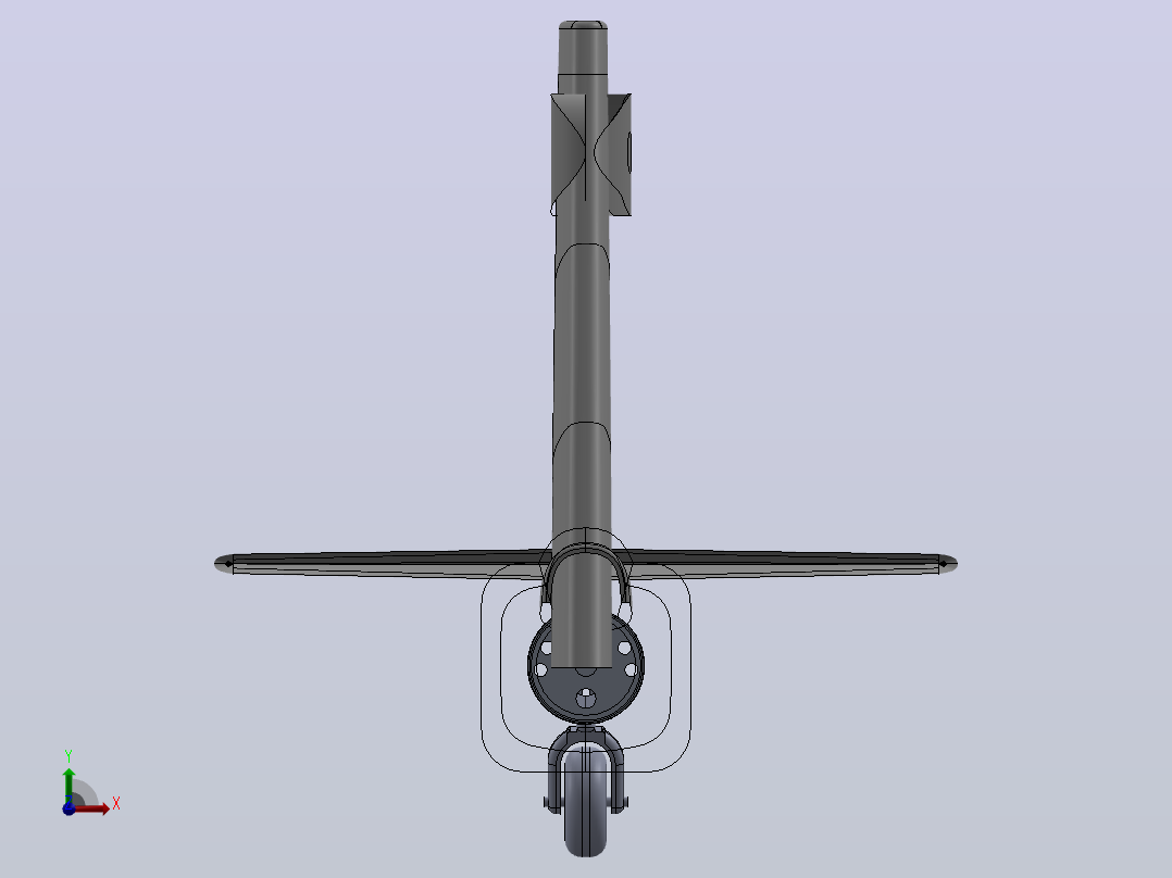 AH-64 下降前视图
