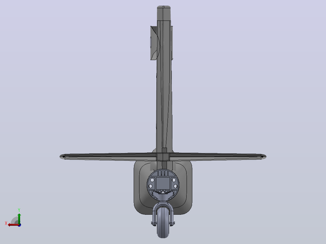 AH-64 下降后视图